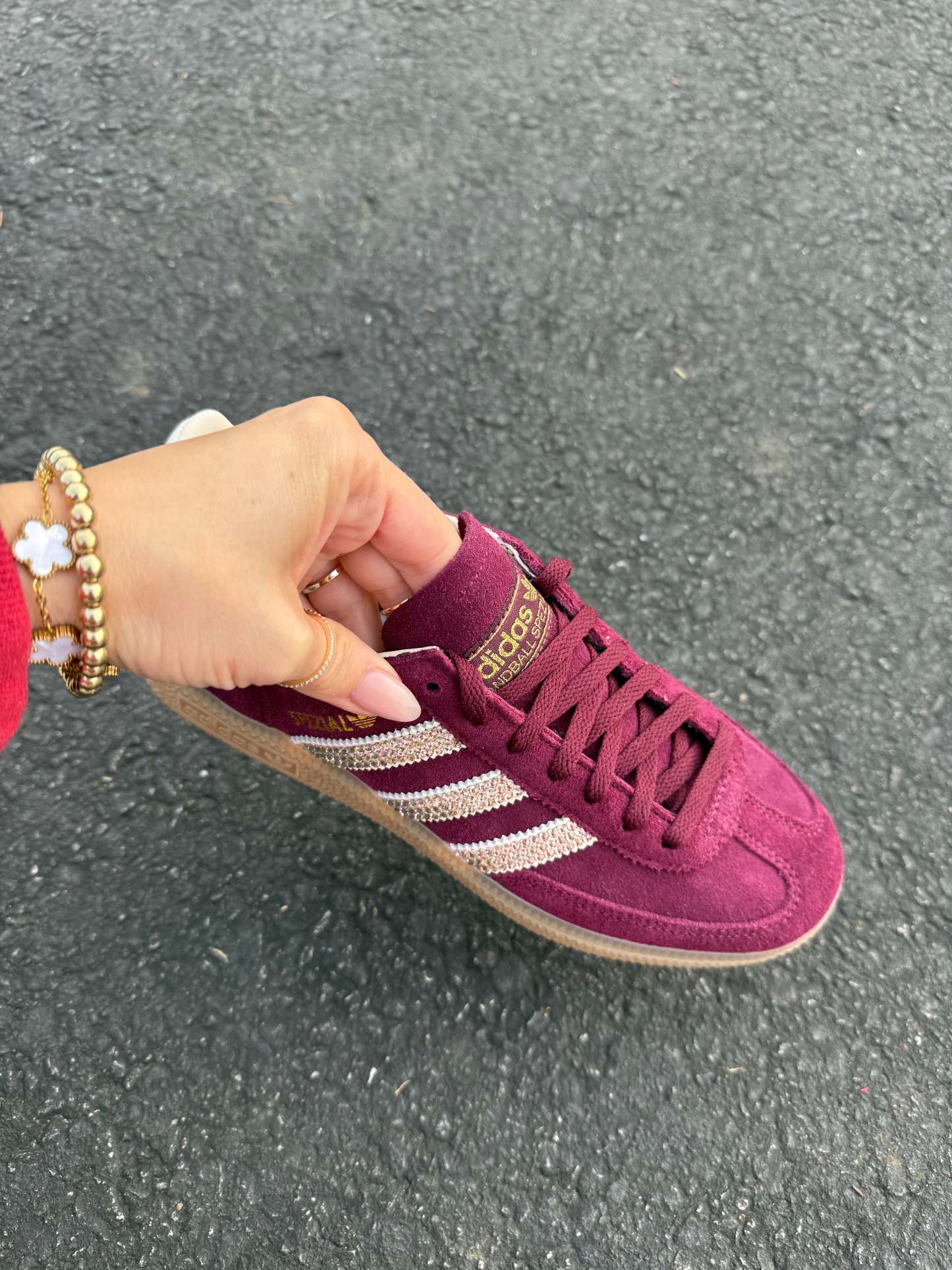 Merlot Swarovski Adidas Original Spezial Shoes