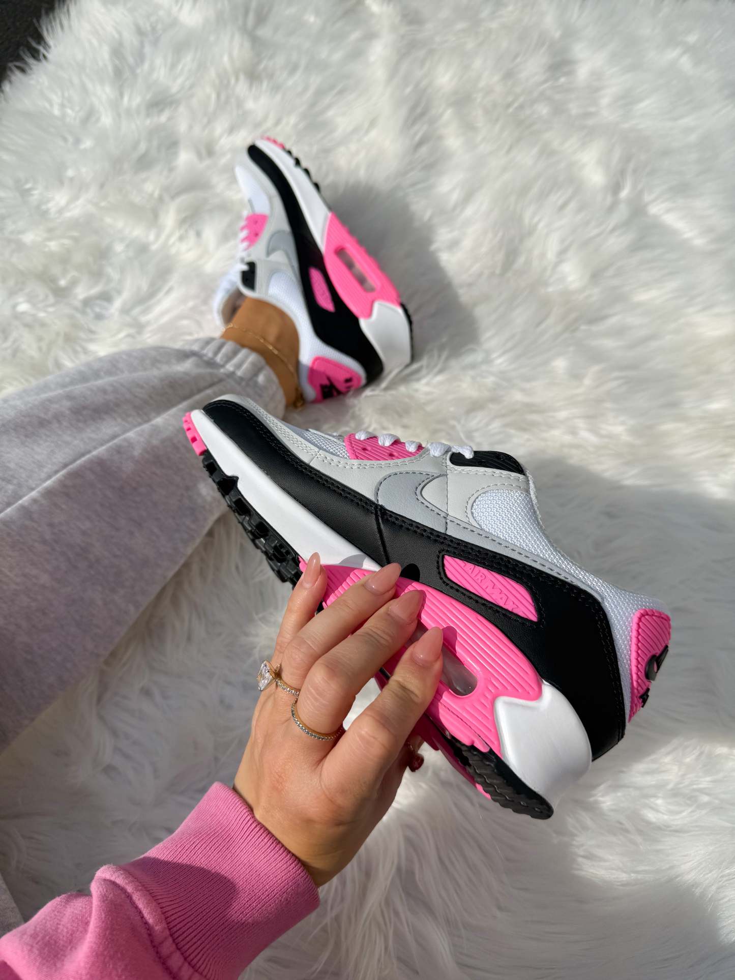 New Bubblegum Pink Swarovski Nike Air Max 90