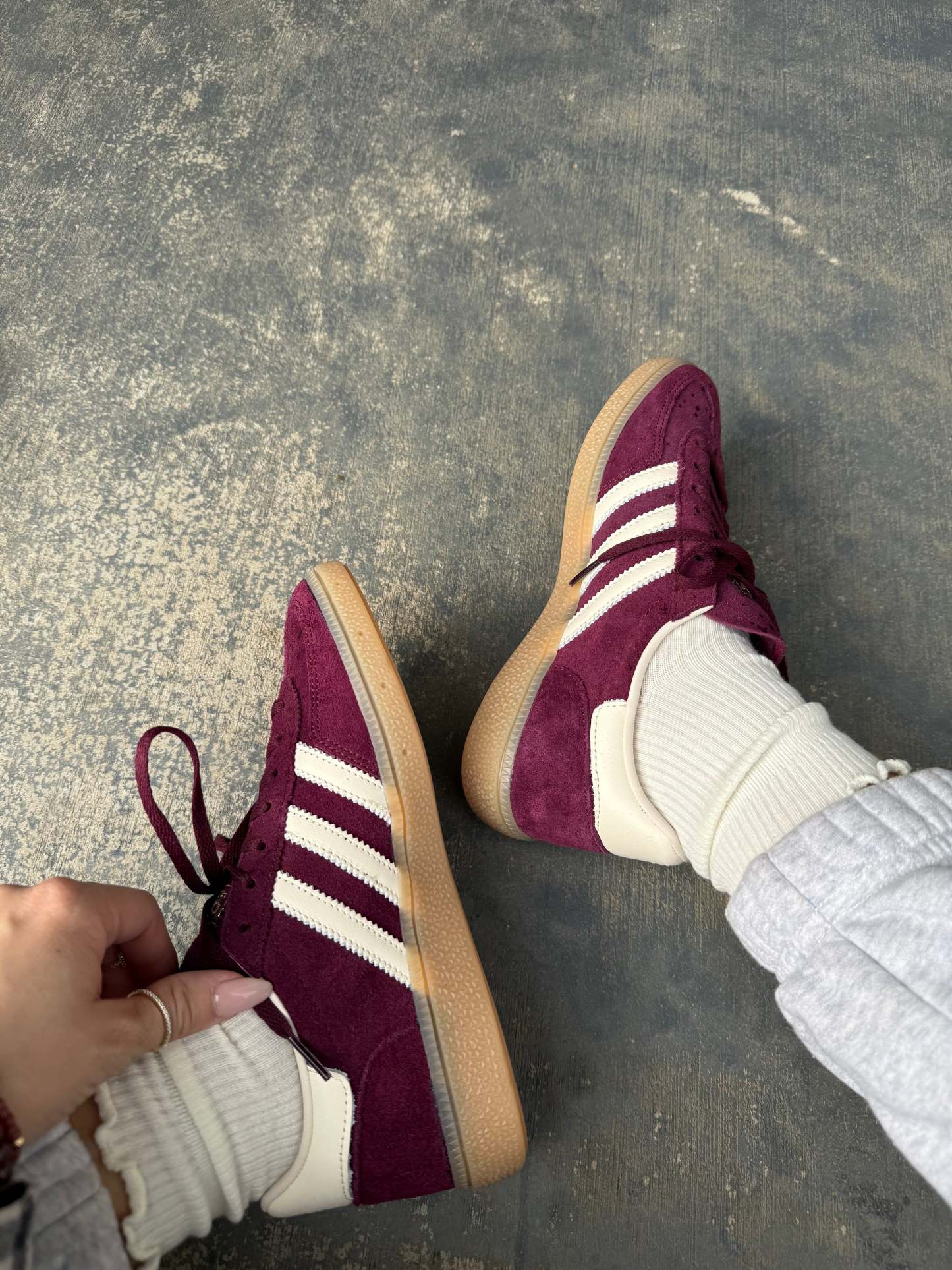 Merlot Swarovski Adidas Original Spezial Shoes
