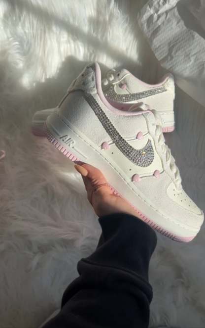 SIZE 7.5 Special Edition💕 Swarovski Womens Nike Air Force 1