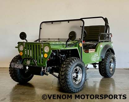 Venom Mini Jeep | 125cc | 2 Seater | Willys Edition | 3 Speed