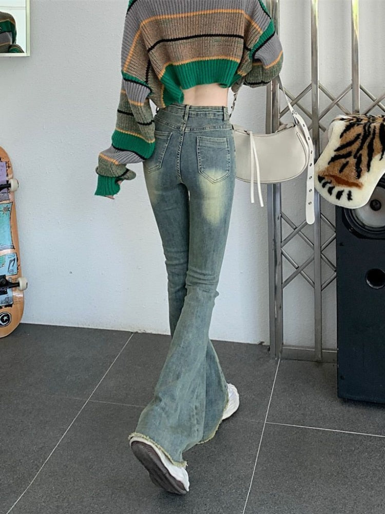Women Skinny Flare Jeans