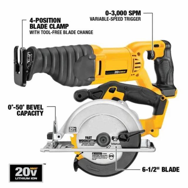 💥Clearance Sale🔥DE 20-VOLT MAX LITHIUM ION BEST CORDLESS COMBO KIT (32-TOOL)