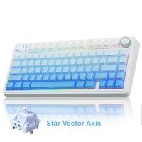 AULA F75 Pro Mechanical Keyboard RGB Backlit 2.4G Wireless Bluetooth Hot