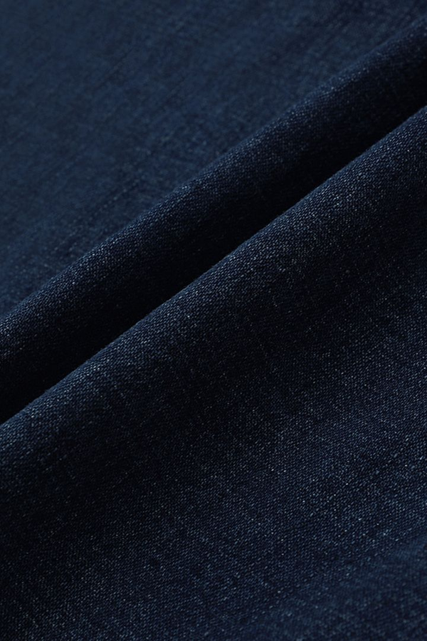 Denim Casual Loose Plain Jeans