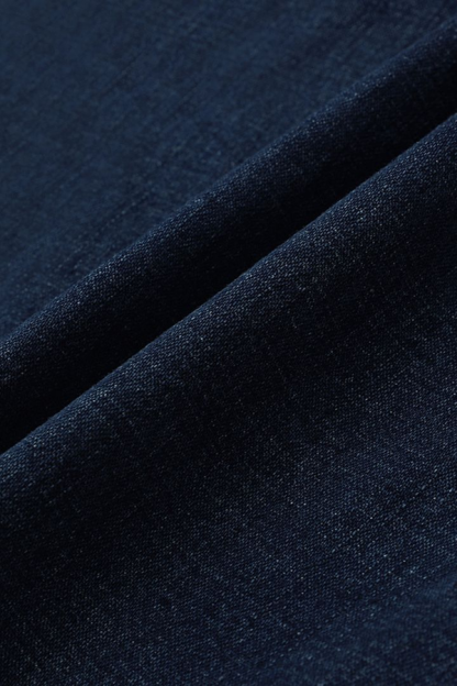 Denim Casual Loose Plain Jeans