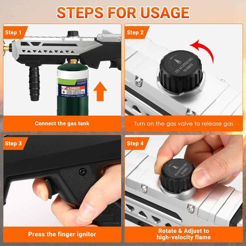 Kitchen Torch, Cooking Propane Blow Torch, 700,000BTU Propane Torch, Food Culinary Torch for Outdoor Cooking