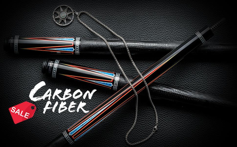 KL-08 Carbon Fiber Pool Cue Stick Professional Billiards Cue