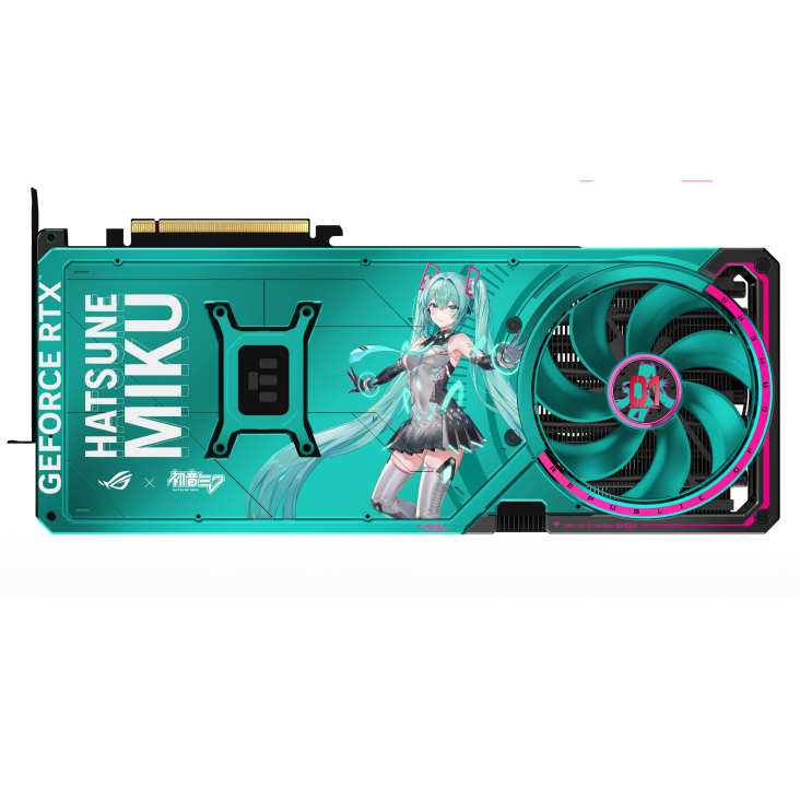 ASUS ROG Astral GeForce RTX 5080 16GB GDDR7 OC RO JI x HATSUNE MIKU Edition PCI-Express 5.0 DLSS 4.0 Graphics Card - RO JI x HATSUNE MIKU Edition