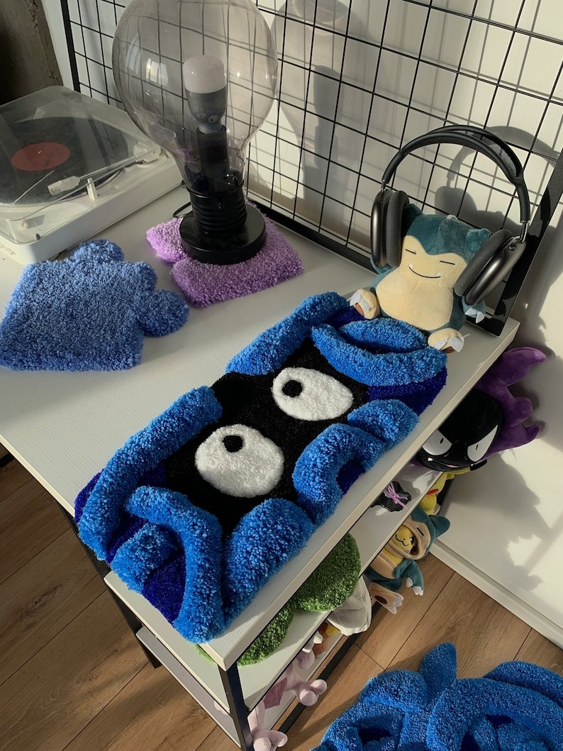 Fluffy Rug tufted custom 3D