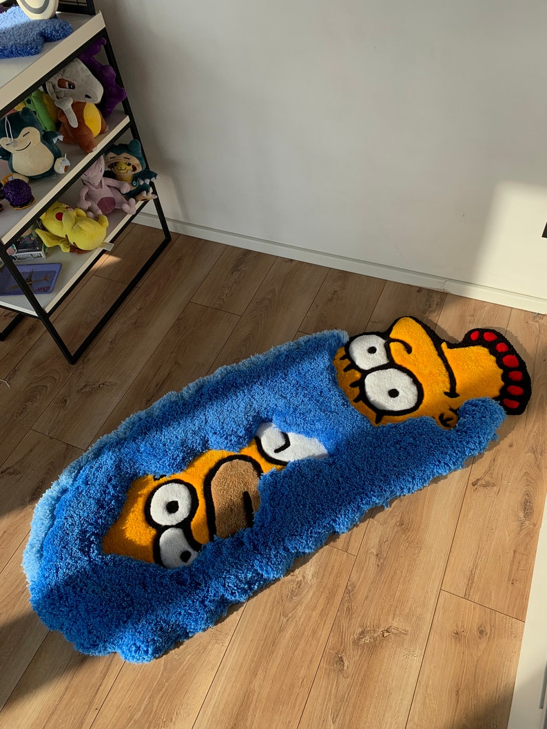 Fluffy tufted custom 3d rug carpet