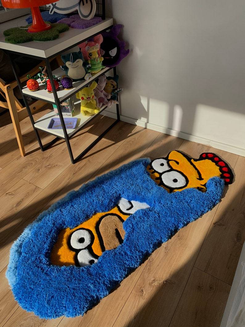 Fluffy tufted custom 3d rug carpet