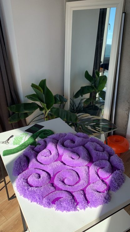 3D Devil Fruit Gomu Gomu tufted custom rug