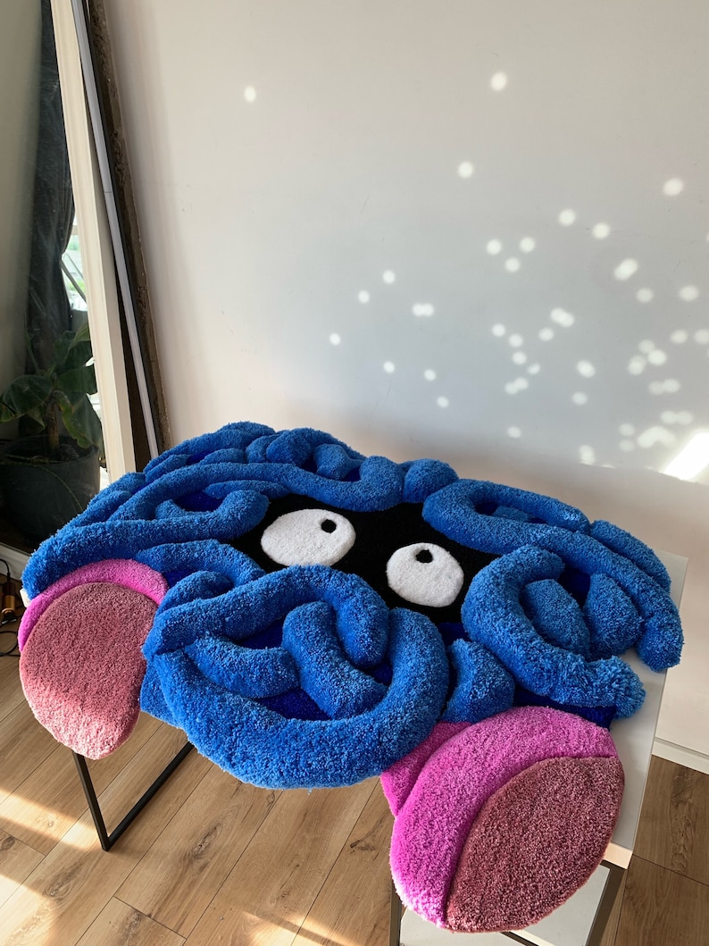 Fluffy Rug tufted custom 3D