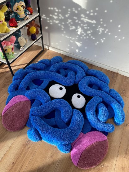 Fluffy Rug tufted custom 3D