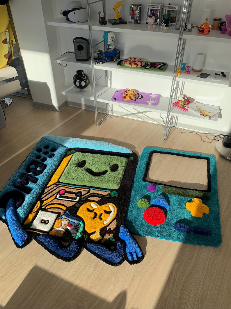 BMO tufted 3d custom rug fluffy carpet Adventure Time