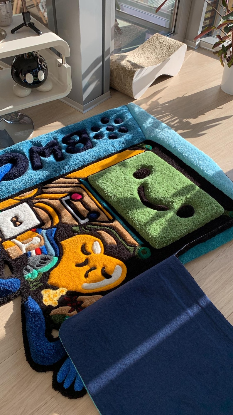 BMO tufted 3d custom rug fluffy carpet Adventure Time