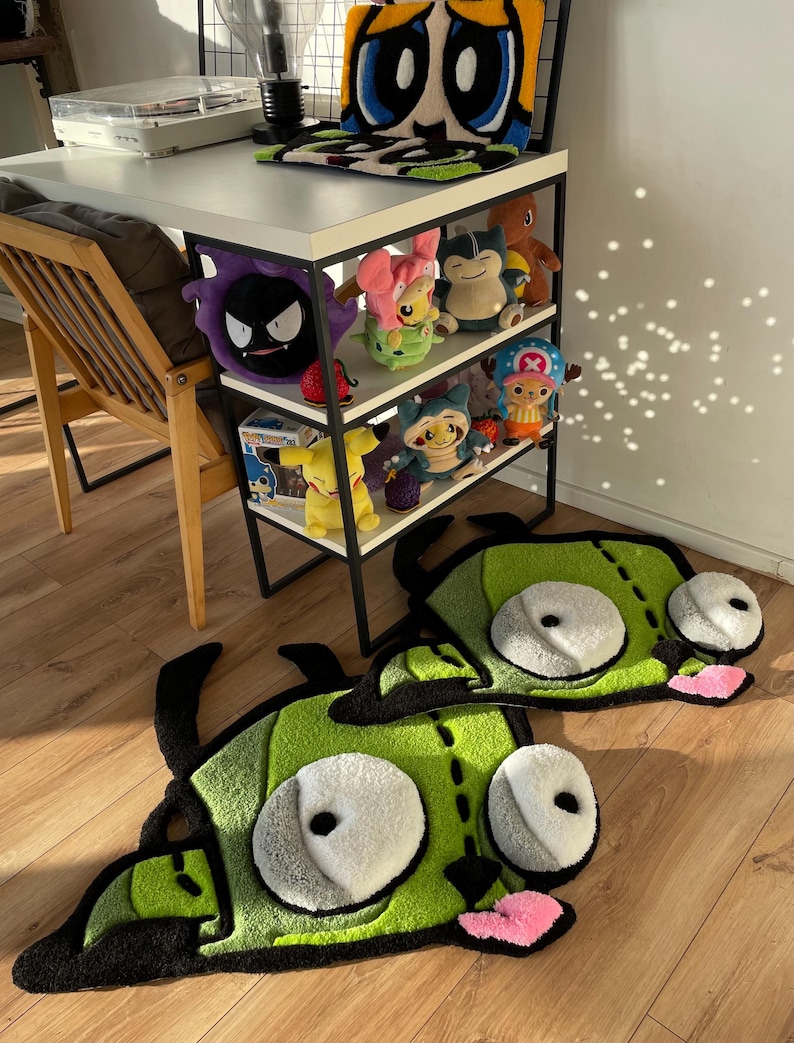 Gir custom handmade tufted fluffy 3d rug