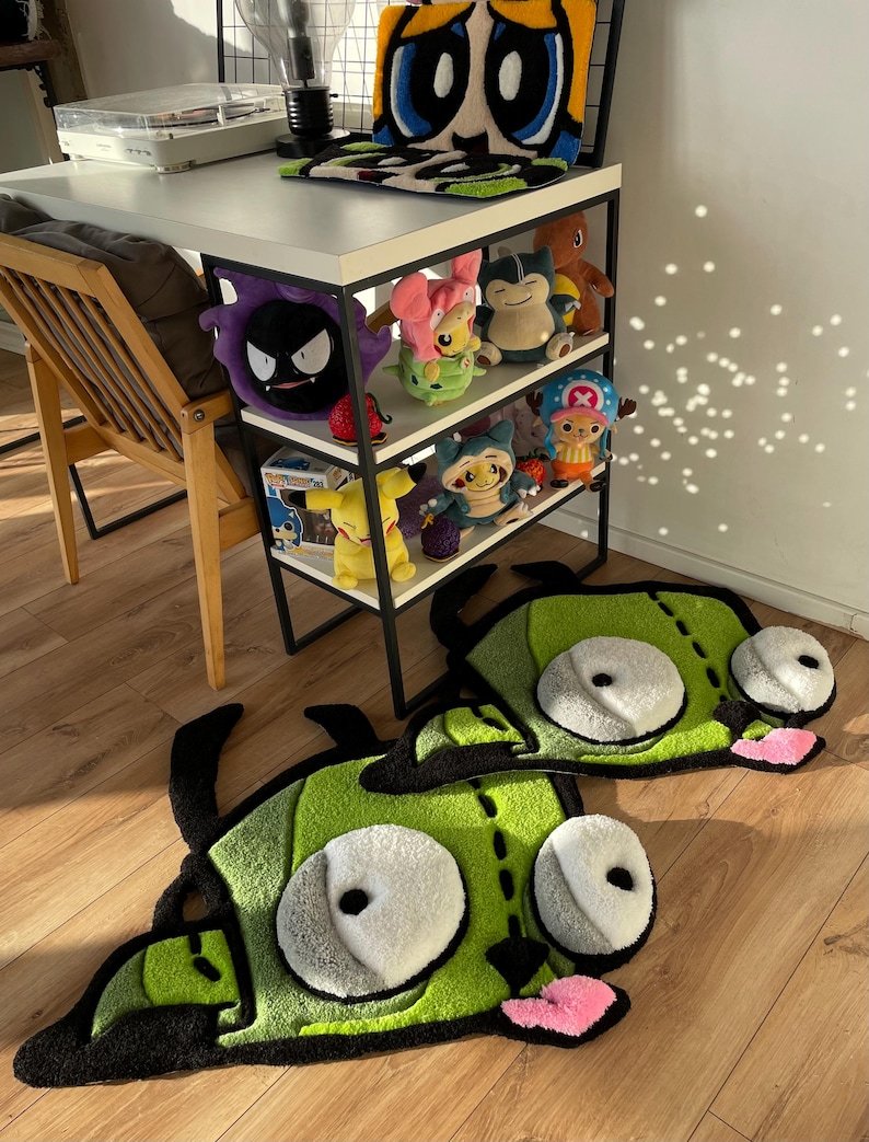 Gir custom handmade tufted fluffy 3d rug