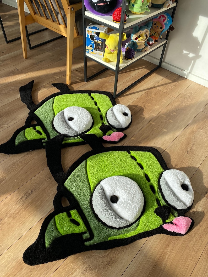 Gir custom handmade tufted fluffy 3d rug