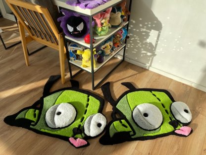 Gir custom handmade tufted fluffy 3d rug