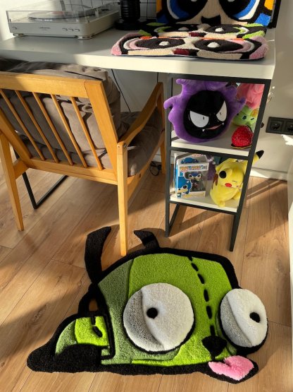 Gir custom handmade tufted fluffy 3d rug