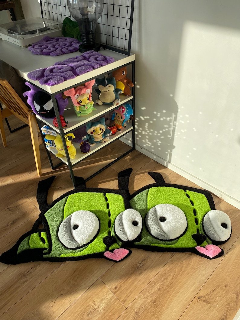 Gir custom handmade tufted fluffy 3d rug