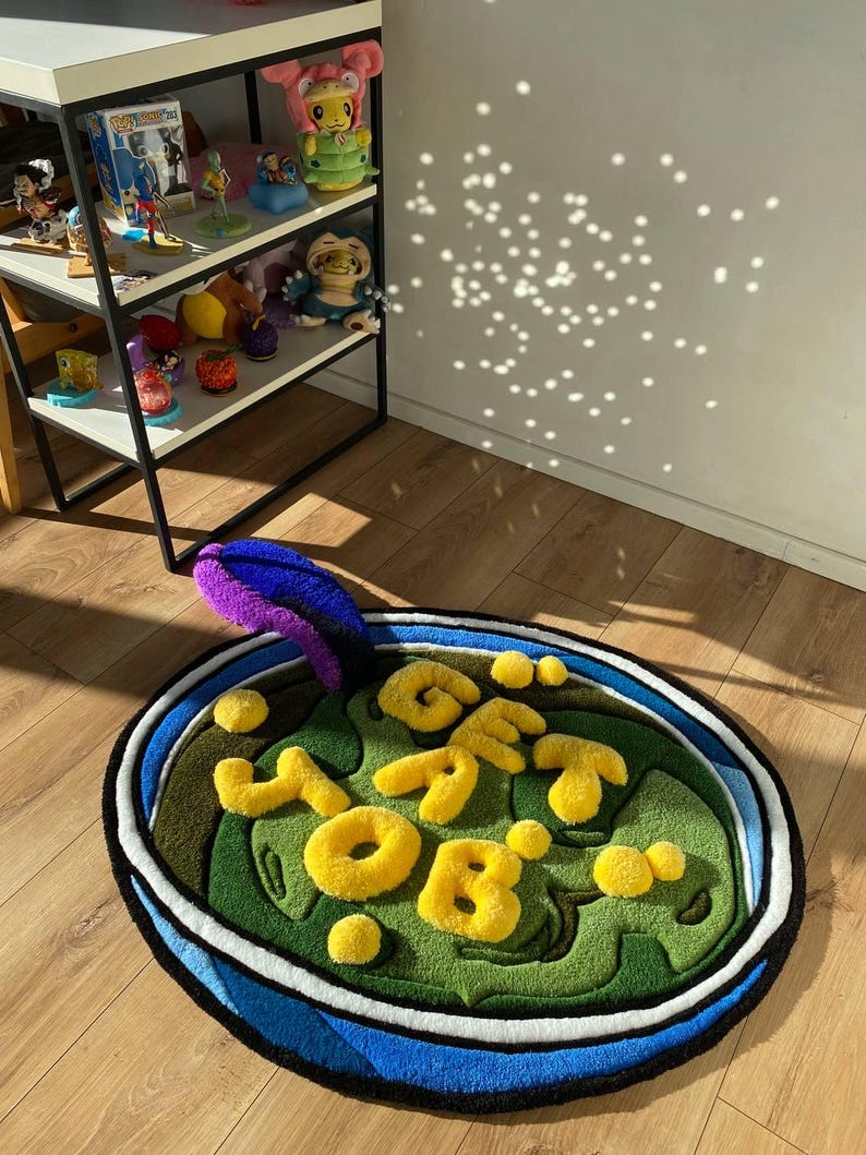 cartoon rug tufted fluffy 3d carpet gift bedroom decor