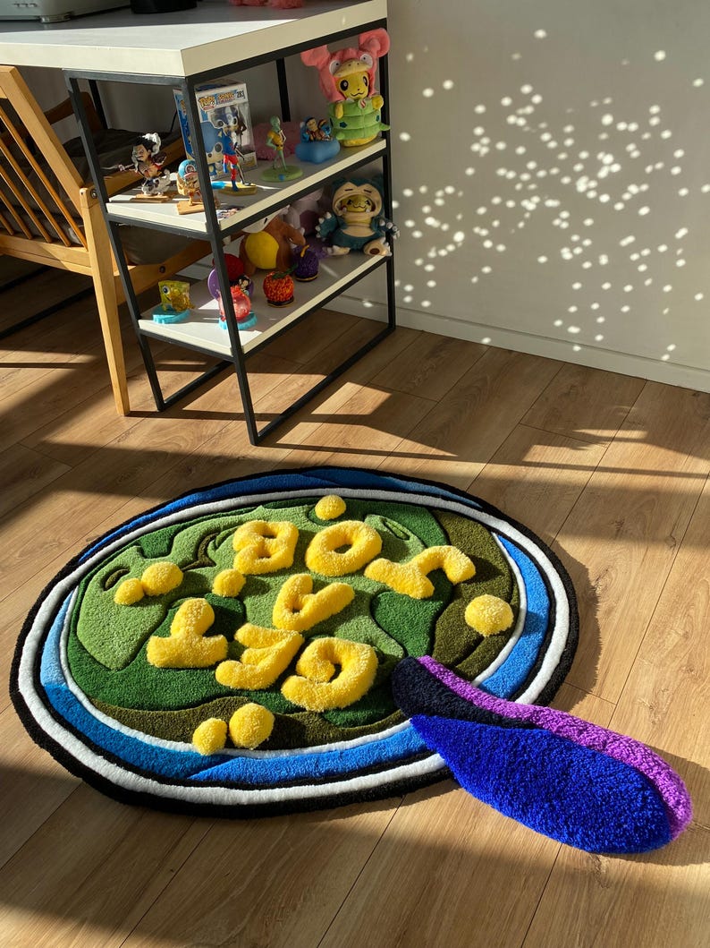 cartoon rug tufted fluffy 3d carpet gift bedroom decor