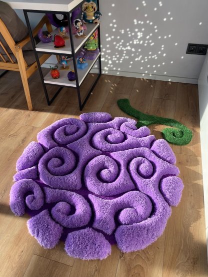 3D Devil Fruit Gomu Gomu tufted custom rug