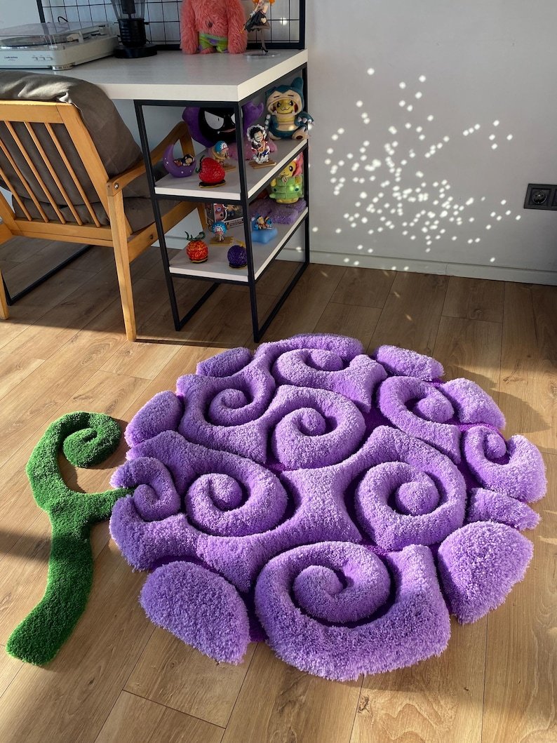 3D Devil Fruit Gomu Gomu tufted custom rug