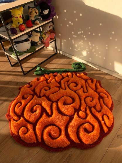 Devil Fruit tufting rug fluffy 3d anime custom carpet one piece