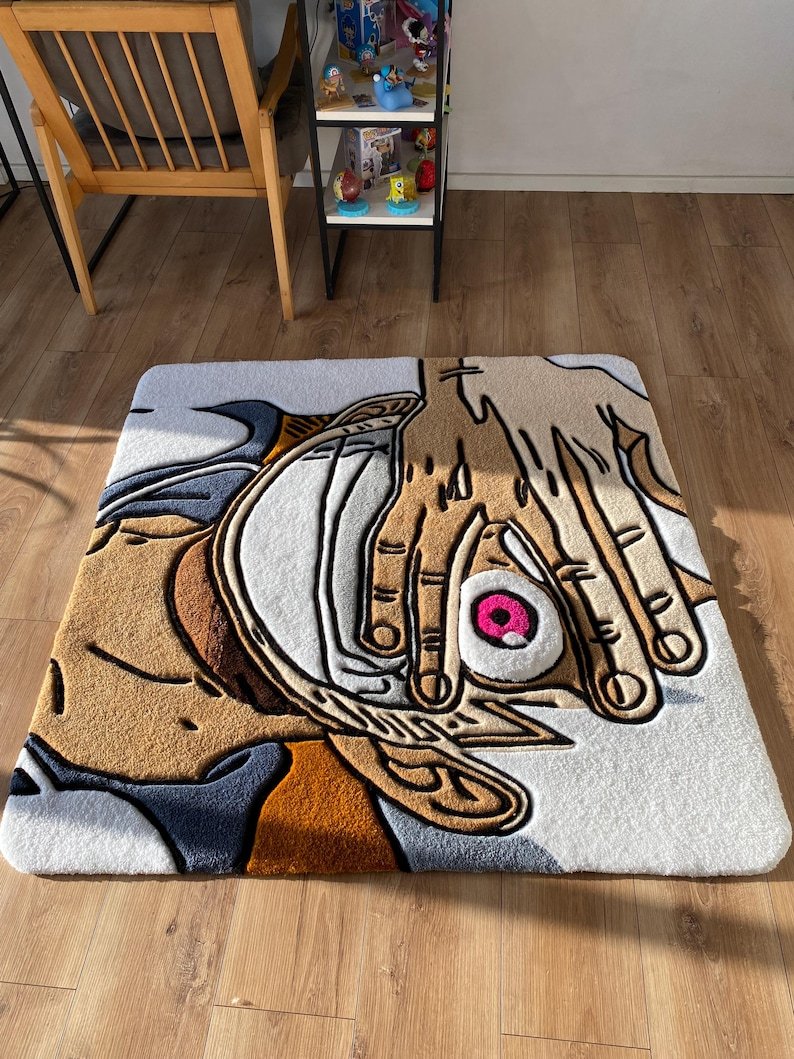One Piece Luffy Gear 5 Custom Tufted Rug Anime carpet