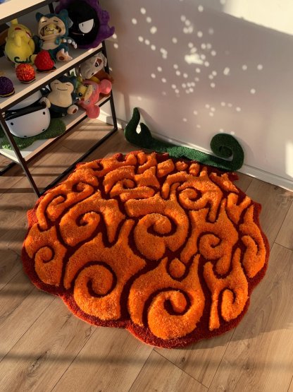 Devil Fruit tufting rug fluffy 3d anime custom carpet one piece