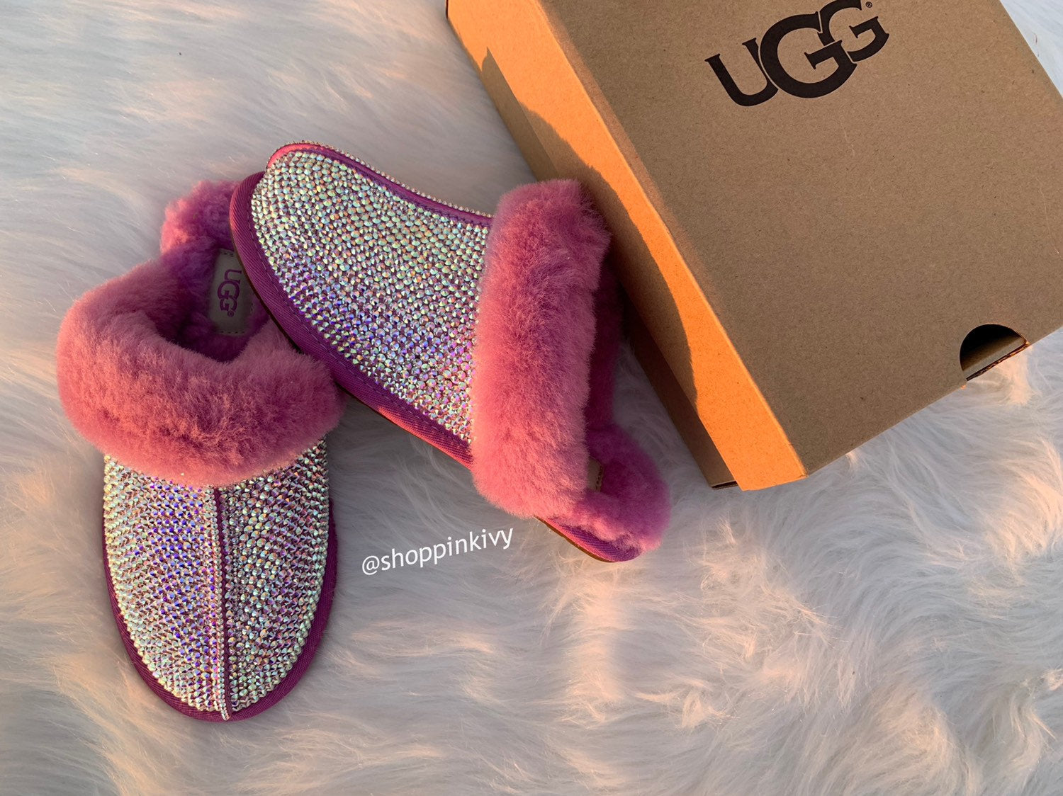 Swarovski Ugg Scuffette Slippers