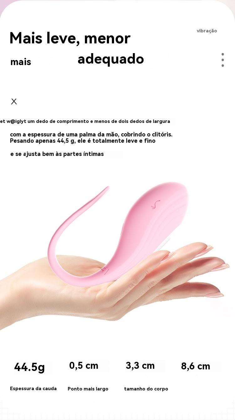Vibrador Portátil com Dupla Vibração