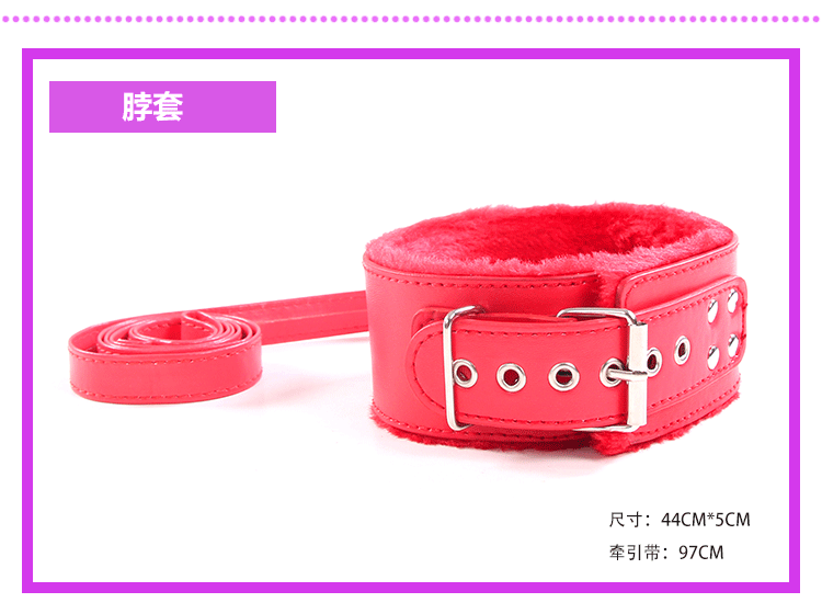 Kit BDSM 7 em 1 – Algemas, Venda, Corda, Chicote, Mordaça e Mais (Cores Variadas)