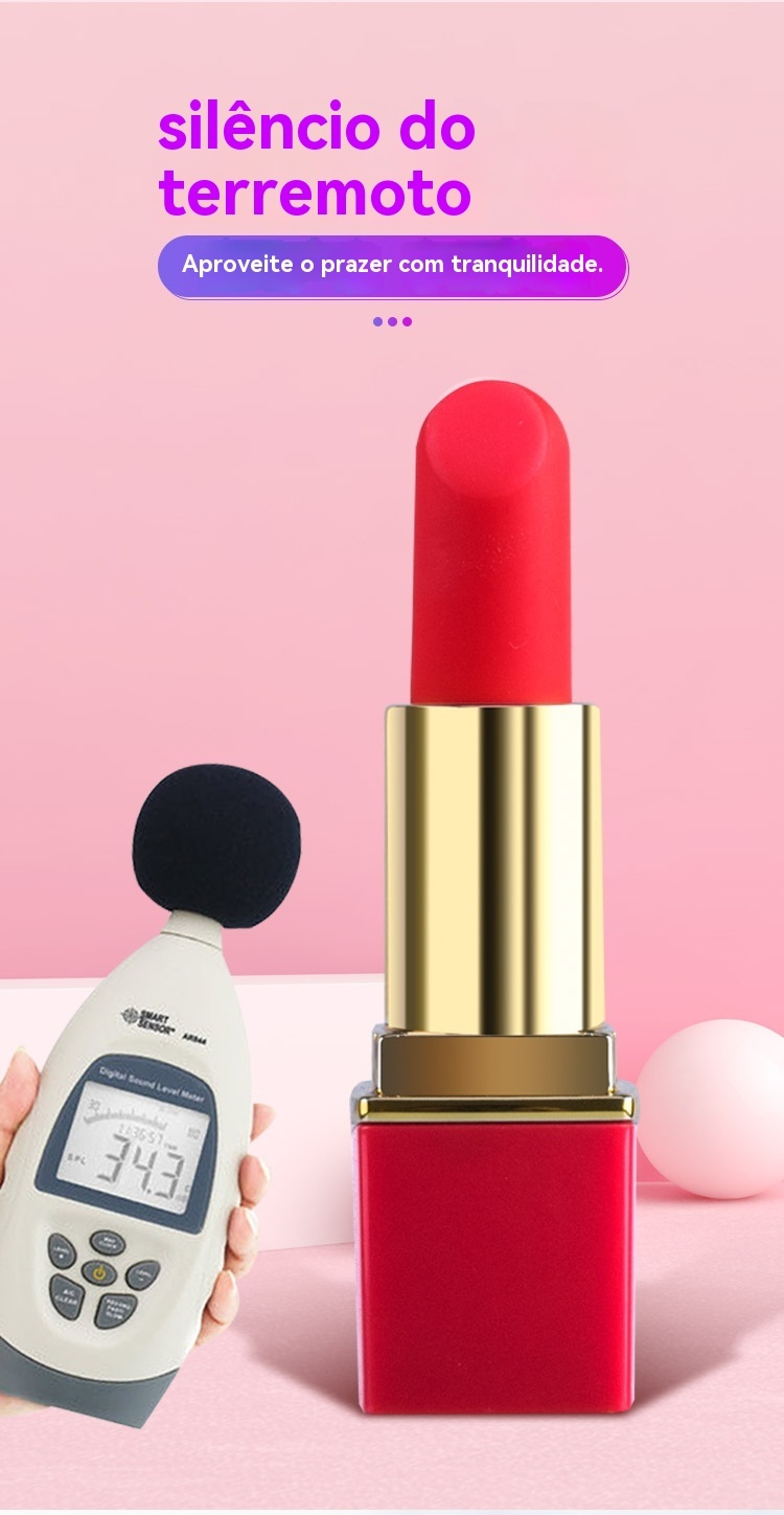 Vibrador de Batom Discreto