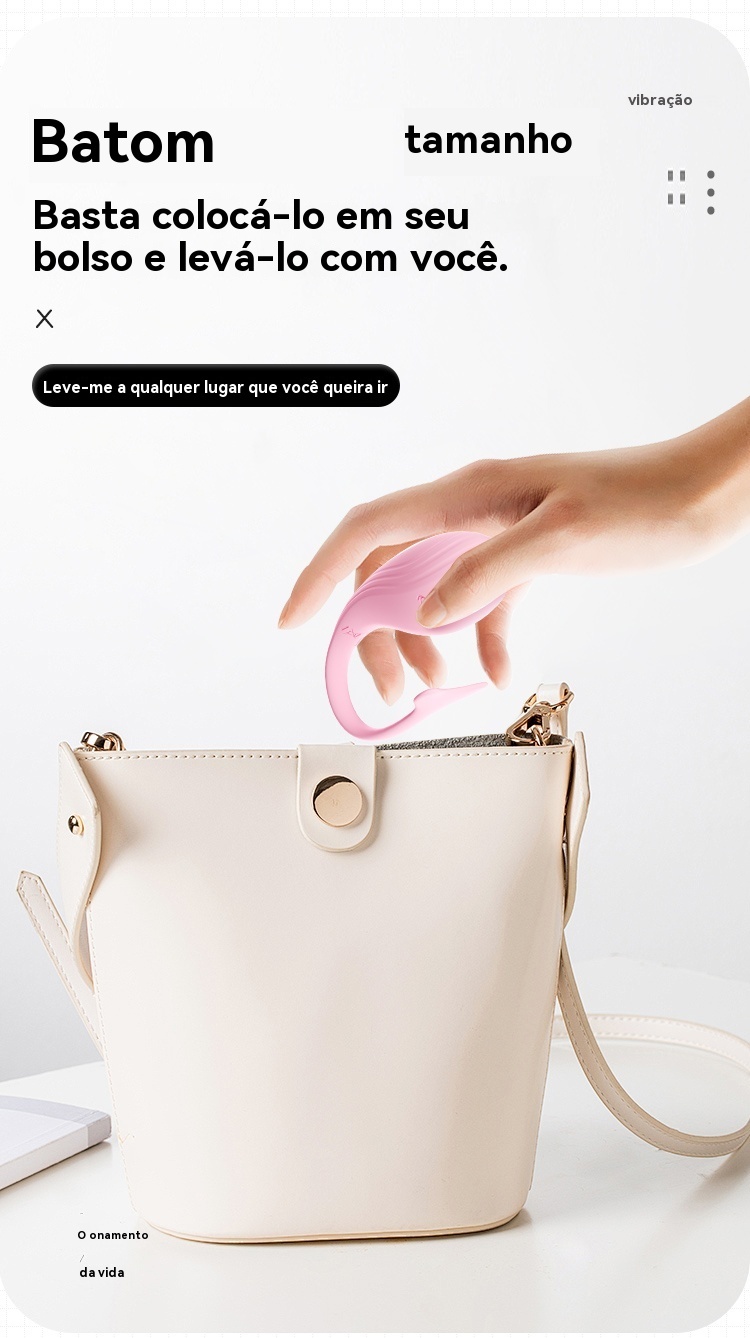 Vibrador Portátil com Dupla Vibração