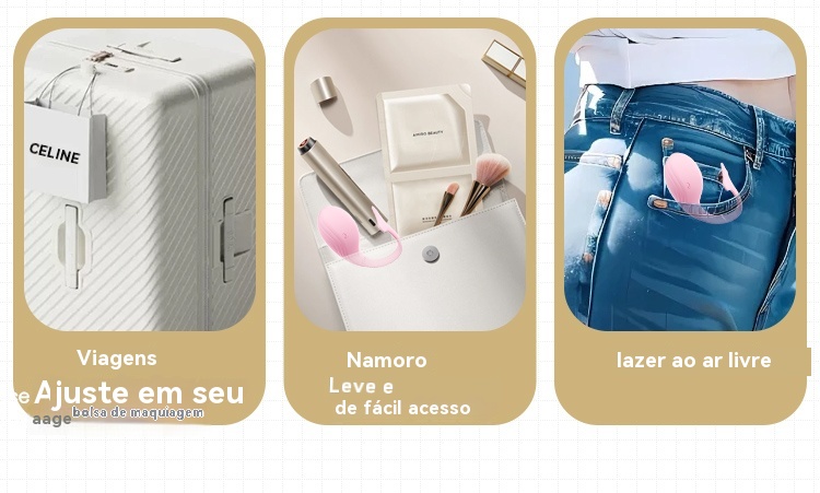 Vibrador Portátil com Dupla Vibração