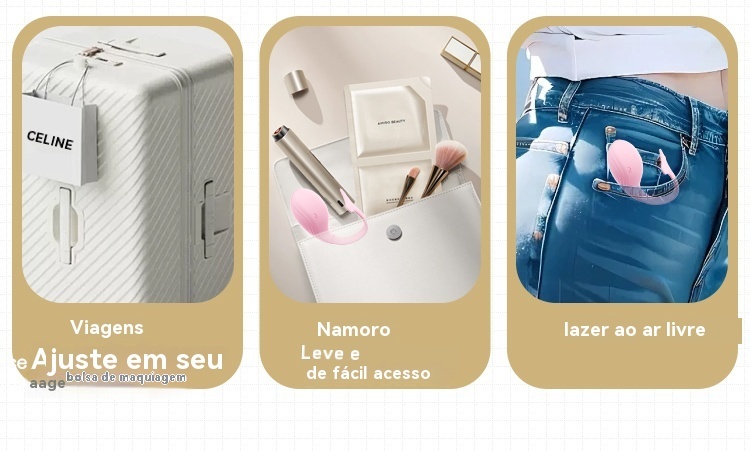 Vibrador Portátil com Dupla Vibração