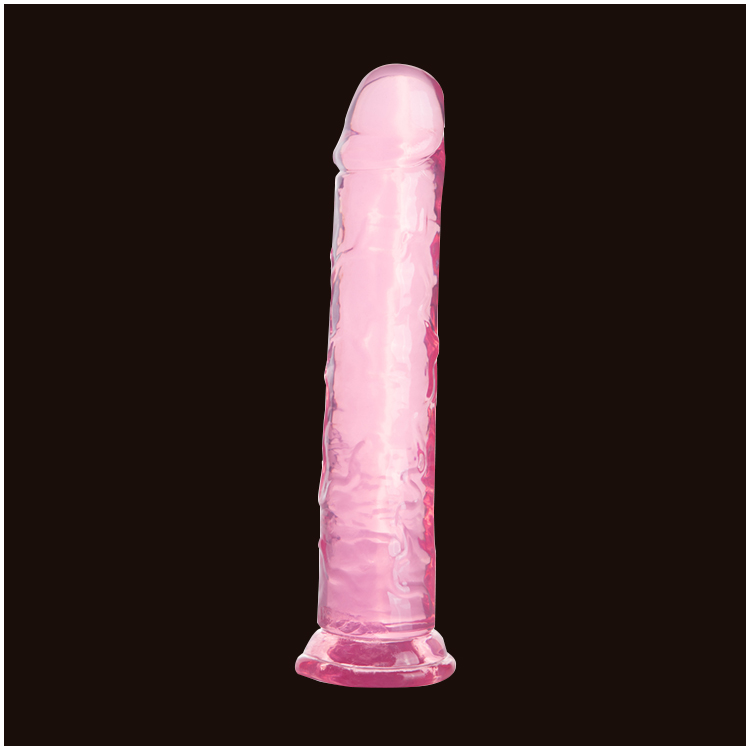 Dildo Realístico Transparente com Ventosa