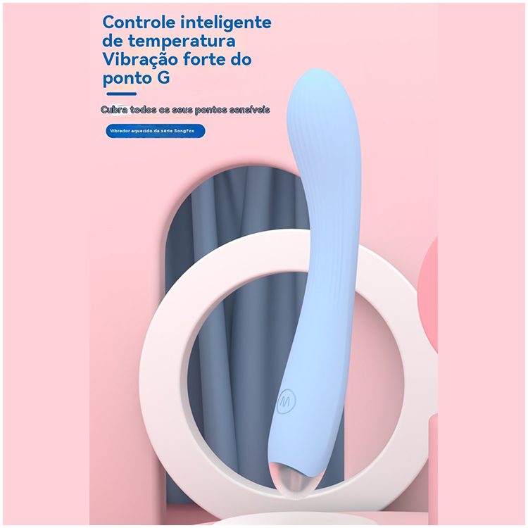 Vibrador G-spot com Aquecimento 