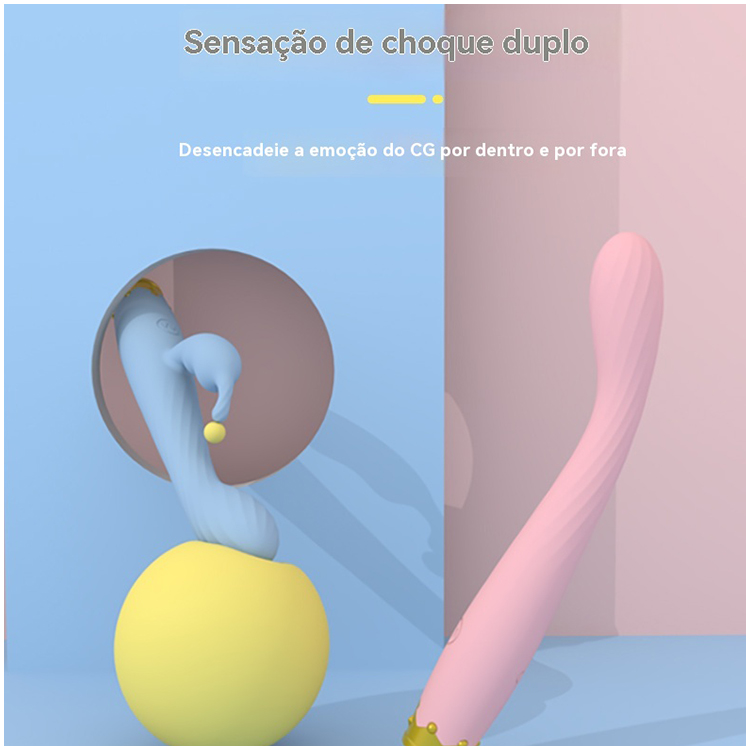 Vibrador Slim com Estímulo Duplo 