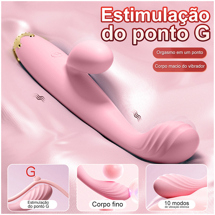 Vibrador Duplo com Aquecimento