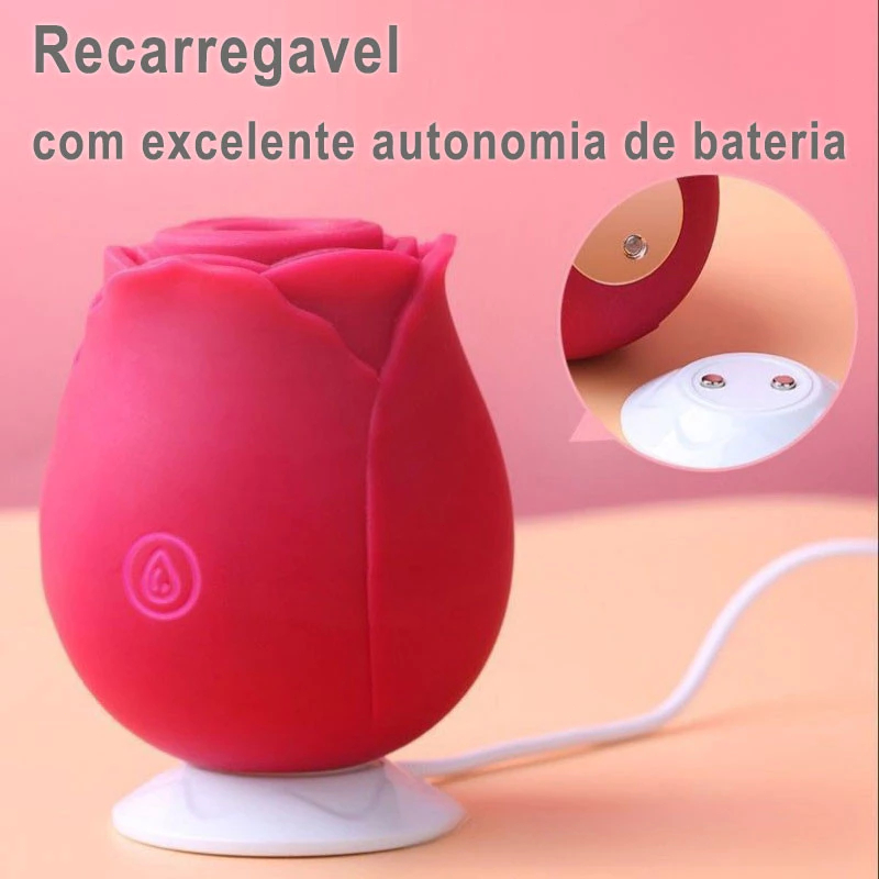 Vibrador Sugador de Clitóris 10 modos de sucção Várias cores