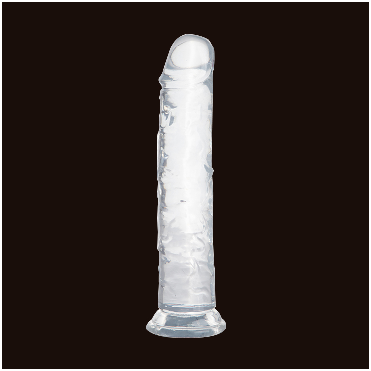 Dildo Realístico Transparente com Ventosa