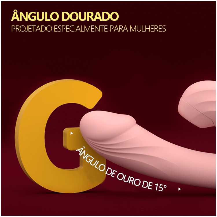 Vibrador com Sucção e Aquecimento