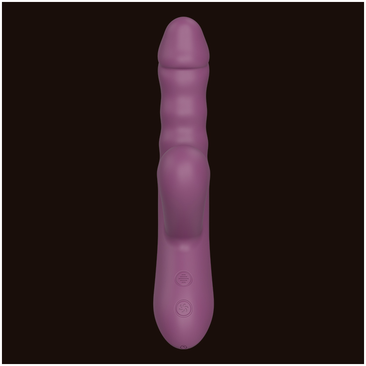 Vibrador Telescópico com Sucção e Estímulo Duplo