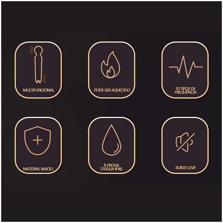 Vibrador Tipo Varinha com Dupla Estimulação